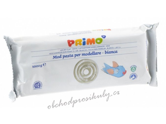 Samotvrdnoucí hmota PRIMO, 1000g, bílá