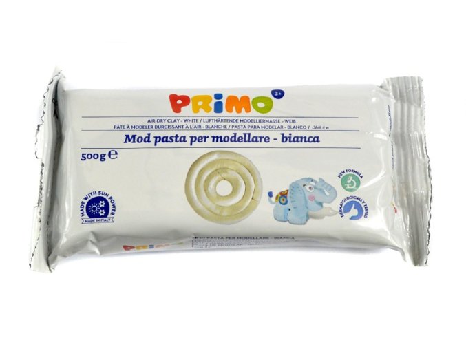 Samotvrdnoucí hmota PRIMO, 500g, bílá