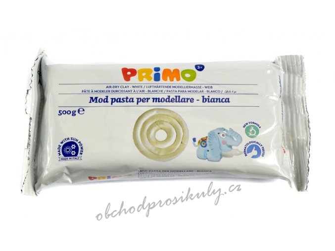 Samotvrdnoucí hmota PRIMO, 250g, bílá