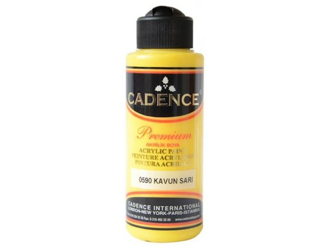 akrylova barva premium citron yellow