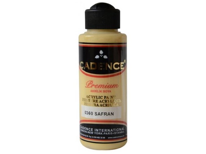 akrylova barva premium saffron safranova zluta