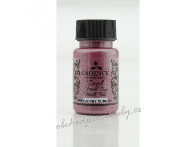 metalicka akrylova barva dora metalic visnova bright maroon 50 ml