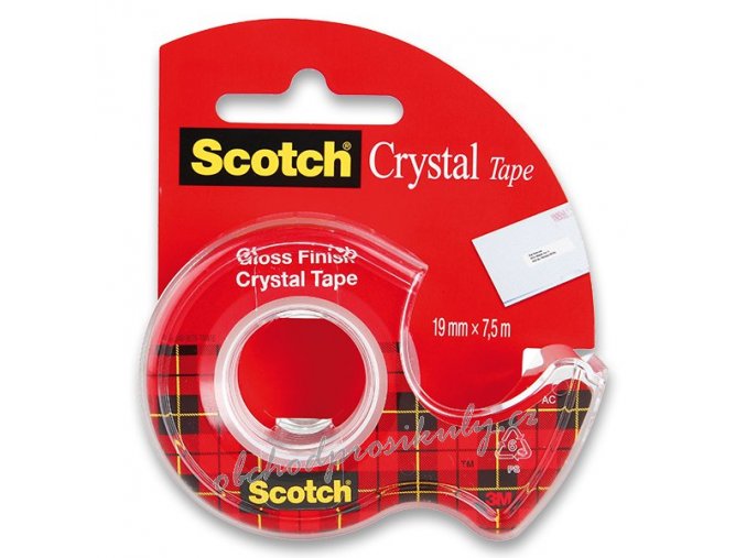 Samolepicí páska 3M Scotch Crystal - 19 mm x 7,5 m