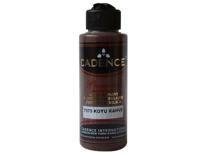 akrylova barva cadence premium 70 ml dark brown