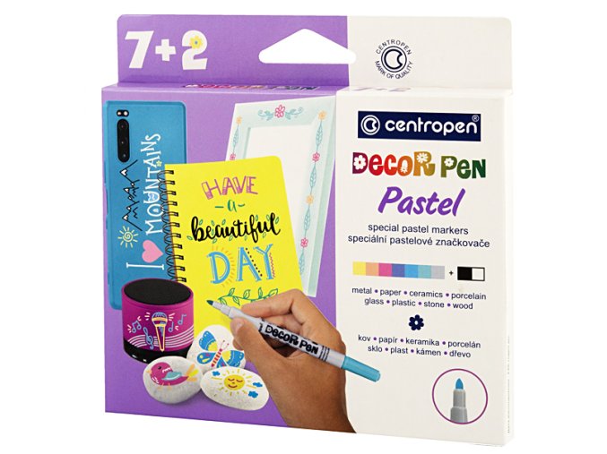 popisovac centropen 2738 7 2 decorpen pastel