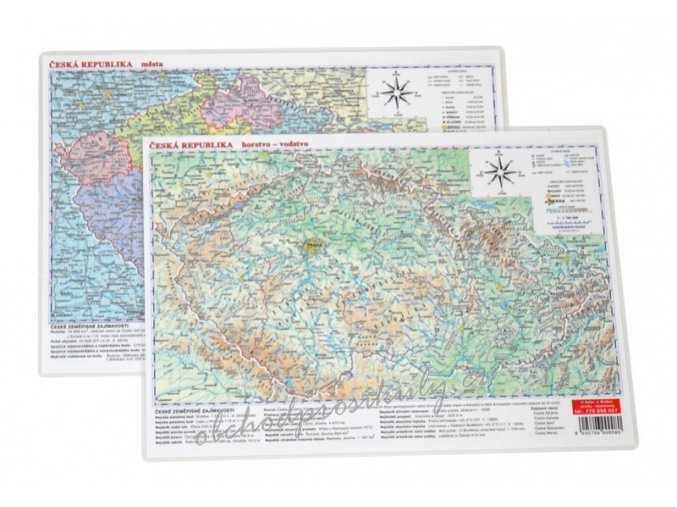 Tabulka A4 - Mapa České republiky
