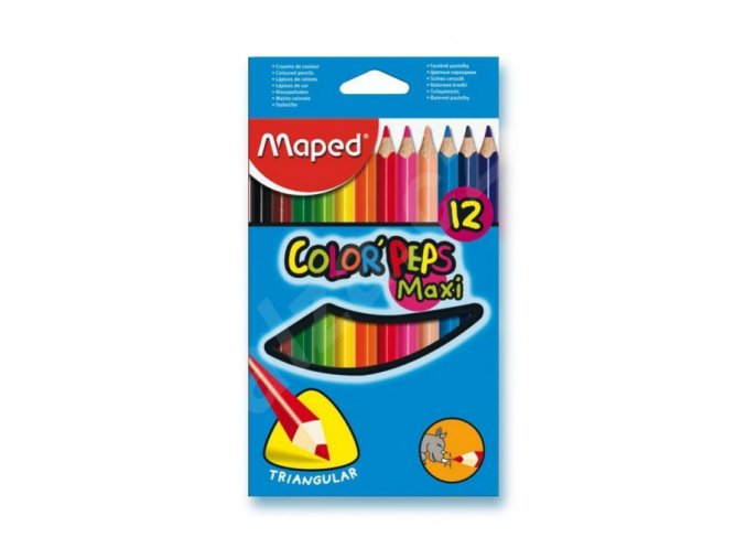 pastelky maped trojboke color peps jumbo 12 barev 9834010 original