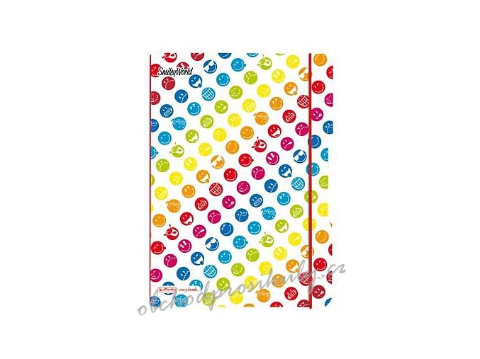 Sešit flex A4/2x40 listů SmileyWorld Rainbow