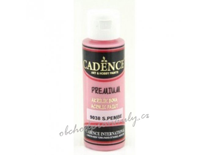 akrylova barva cadence premium 70 ml light pink jemna ruzova