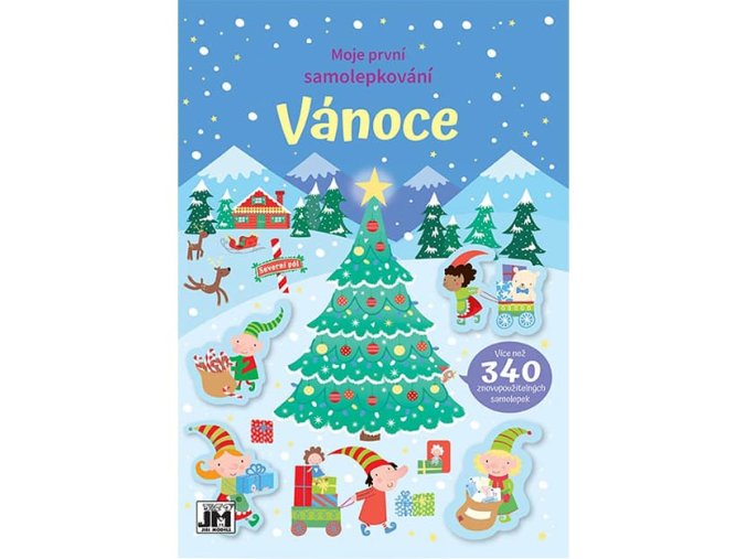 0005978 moje prvni samolepkovani vanoce