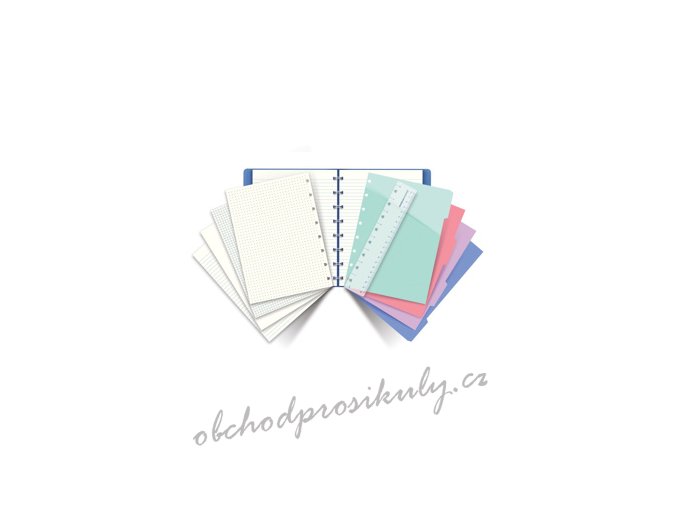 Filofax Notebook - náhradní náplň