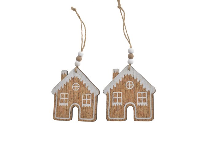 93e0337b7483dcc5faf6acb4c081dfdc hac cz8438 1 drewniana zawieszka zimowa 2szt pacz 9cml x 0 5cmw x 9 5cmh 144 24 bags 2 pcs bag 1 house