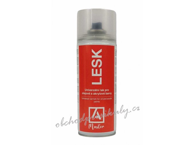 univerzalni lak master pro olej a akryl leskly 400ml 41514