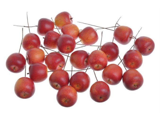 41f4a2ba4269d7b14d8669eab0b62352 122can07495 11 jabluszka na piku 24szt 3cm 72 1 bags 24 pcs bag red