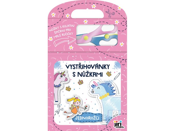 0007867 vystrihovanky s nuzkami jednorozci