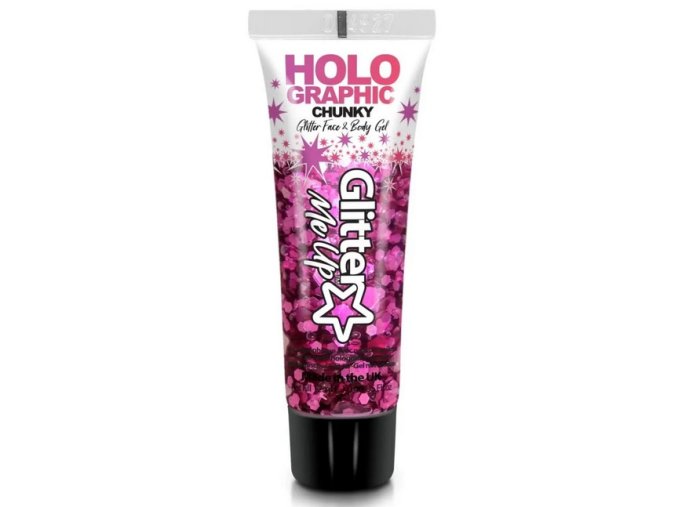 Screenshot 2025 04 22 at 10 38 13 PaintGlow Glitrový gel holografický Chunky Růžový Princess Pink 12 ml Výtvarné hračky