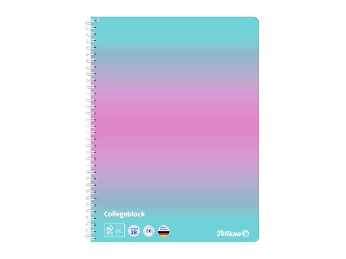 Pelikan - Blok spirálový A4/80 listů, čtvereček