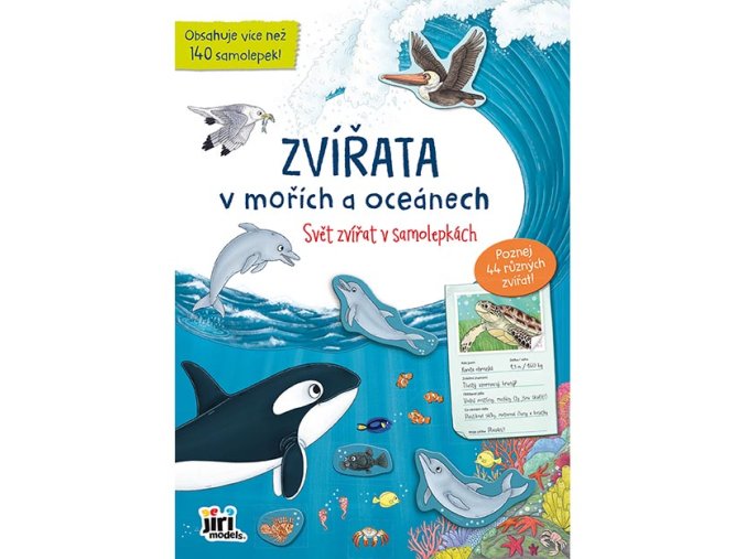 0009040 svet zvirat v samolepkach zvirata v mori a oceanu