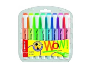 highlighter stabilo swing cool fluorescent 8 pcs set in a case