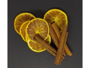 skořice + pomeranč