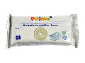 Samotvrdnoucí hmota PRIMO, 500g, bílá