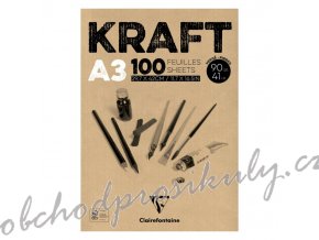 Skicák Kraft (90g/m2, 100 listů) A3