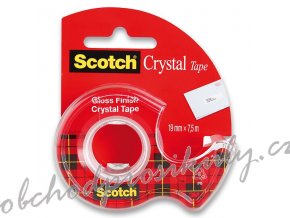 Samolepicí páska 3M Scotch Crystal - 19 mm x 7,5 m