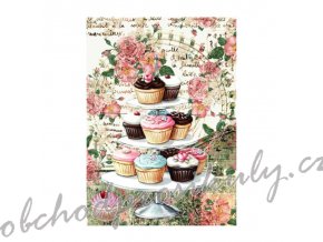 ryzovy papir a4 cupcakes