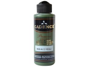 akrylova barva cadence premium 70 ml hunter green zelena myslivecka