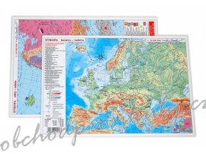 Tabulka A4 - Mapa Evropa