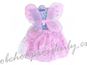 Kostým - tutu sukně - růžová - 193581