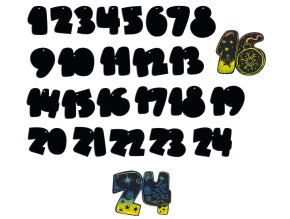 Adventní škrabací kalendář 14,5 x 12 cm