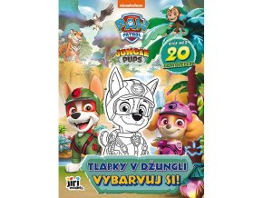 0007748 vybarvuj si tlapkova patrola tlapky v dzungli