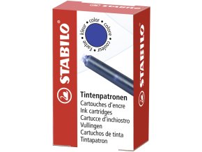 Inkoustové bombičky Stabilo - modré, 6 ks