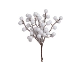 17615a83c6c9499b9f3c8ef32eaa545b 162can9381 pik z osniezonymi kulkami 6szt pecz 16cm 480 48 pcs white white