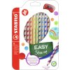 STABILO EASYcolors P Pastelky pro praváky - sada 12 barev s ořezávátkem