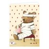 klappkarte zur genesung mit teddy