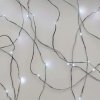 Osvětlení vánoční 10m-100 LED studená bílá + 5m přívodní kabel