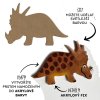 dreveny vyrez triceratops malyp