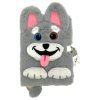 Plyšový zápisník se zámkem - Husky