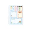 Samolepicí bloček capybara se spirálou - set - 7501644