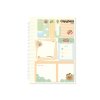 Samolepicí bloček capybara se spirálou - set - 7501644