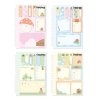 Samolepicí bloček capybara se spirálou - set - 7501644