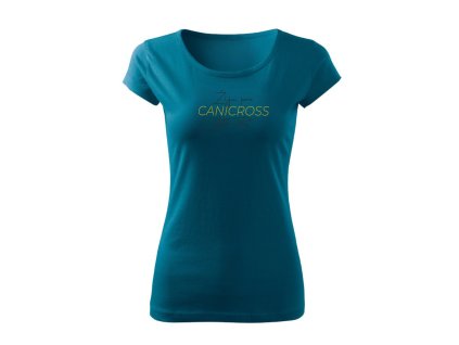damske-tricko-ziju-pro-canicross-petrolejove
