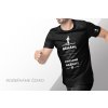Pánské sportovní tričko - Kalorický deficit - černé