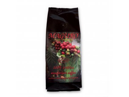 Čerstvě pražená zrnková káva Maguro Strong - 100% Arabica