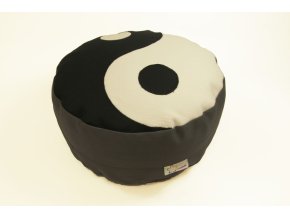 Meditacni pohankovy polstar sedak sedy jin jang