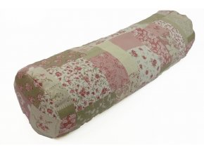 Pohankový válec bolster na jógu a relax patchwork1