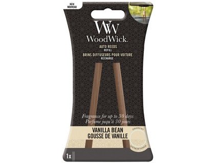 440 woodwick nahradni vonne tycinky do auta vanilla bean napln