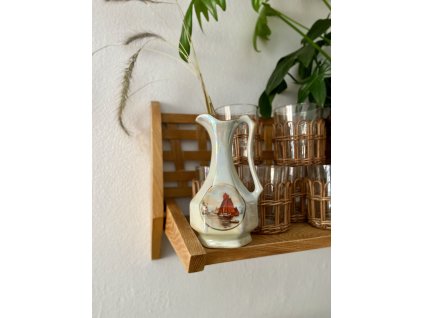 PORCELÁNOVÁ VÁZA KONVIČKA LOĎ